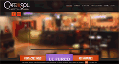 Desktop Screenshot of cafedelsol.fr