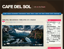 Tablet Screenshot of cafedelsol.com
